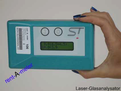 Mieten Sie ganz einfach: Glass-Mouse Portabler Laser - Przisions - Glasanalysator - Glas-Maus